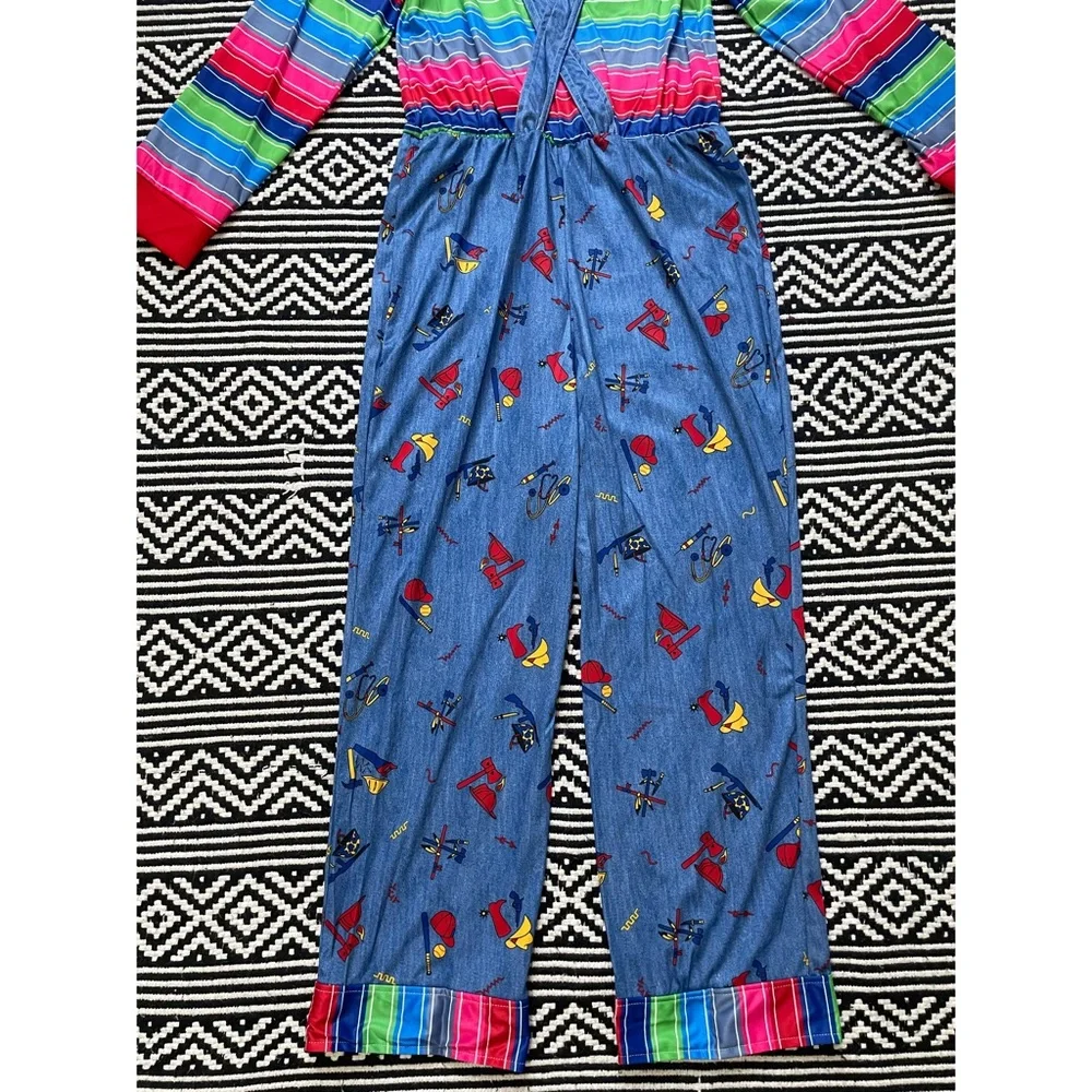 Spirit Halloween Chucky 2 in 1 Overalls Costume - Picture 14 of 16